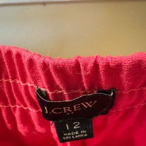 Beautiful bright pink linen pant from J Crew